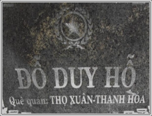 Nhắn tìm thân nhân liệt sỹ  Đỗ Duy Hỗ