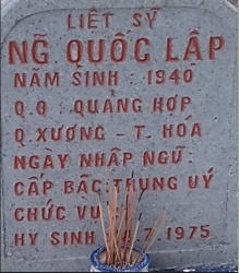 Tìm thân nhân liệt sĩ Nguyễn Quốc Lập