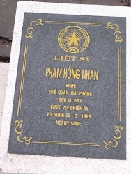 Tìm thân nhân liệt sĩ Phạm Hồng Nhan