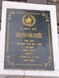  Nhắn tìm thân nhân liệt sỹ  Nguyễn Văn Chước