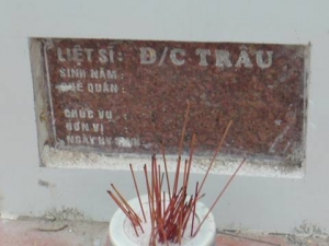 Nhắn tìm thân nhân liệt sĩ Trâu