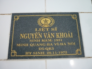Tìm thân nhân liệt sĩ Nguyễn Văn Khoái