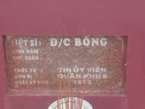 Tìm thân nhân liệt sĩ Bồng
