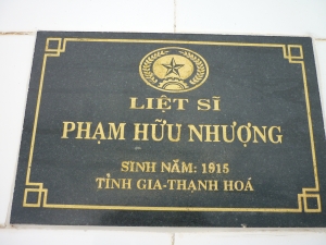 Tìm thân nhân liệt sĩ Phạm Hữu Nhượng