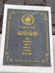 Tìm thân nhân liệt sỹ Nguyễn Văn Kiên