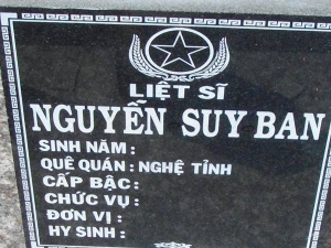 Nhắn tìm thân nhân liệt sỹ  Nguyễn Suy Ban