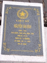 Nhắn tìm thân nhân liệt sỹ Nguyễn Văn Bình