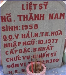Tìm thân nhân liệt sĩ Nguyễn Thành Nam