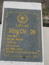 Nhắn tìm thân nhân liệt sỹ  On