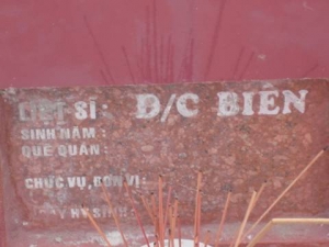 Tìm thân nhân liệt sĩ Biên