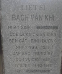 Tìm thân nhân liệt sĩ Bạch Văn Khi