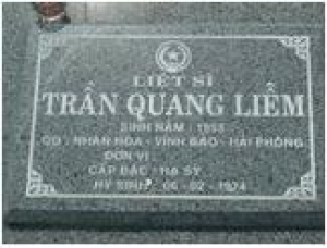 Tìm thân nhân liệt sĩ Trần Quang Liễm