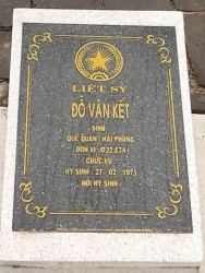 Tìm thân nhân liệt sĩ  Đỗ Văn Kết