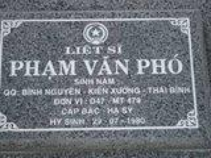Tìm thân nhân liệt sĩ Phạm Văn Phó