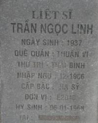 Tìm thân nhân liệt sĩ Trần Ngọc Linh