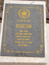 Nhắn tìm thân nhân liệt sỹ Bùi Đức Canh