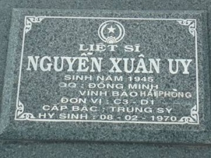Tìm thân nhân liệt sĩ Nguyễn Xuân Uy