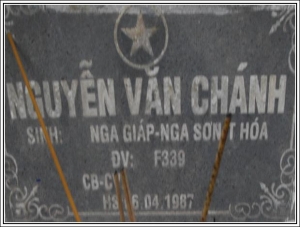  Nhắn tìm thân nhân liệt sỹ  Nguyễn Văn Chánh