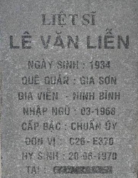 Tìm thân nhân liệt sĩ Lê Văn Liễn