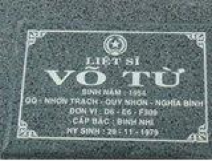 Tìm thân nhân liệt sĩ Võ Từ