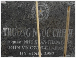Nhắn tìm thân nhân liệt sỹ  Trương Ngọc Chinh
