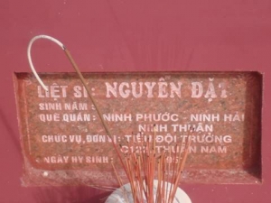 Nhắn tìm thân nhân liệt sỹ  Nguyễn Đặt