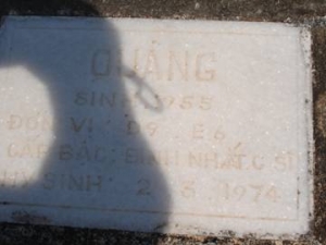 Nhắn tìm thân nhân liệt sĩ Quảng