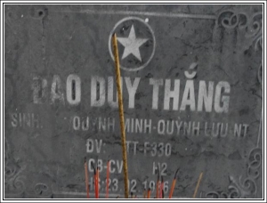 Nhắn tim thân nhân liệt sỹ Đào Duy Thắng