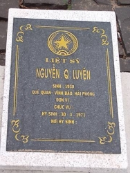 Nhắn tìm thân nhân liệt sĩ Nguyễn Q. Luyện