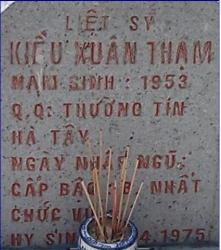 Tìm thân nhân liệt sĩ Kiều Xuân Thậm