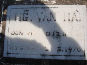 Nhắn tìm thân nhân liệt sỹ Nguyễn Văn Hải 