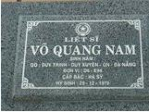 Tìm thân nhân liệt sĩ Võ Quang Nam