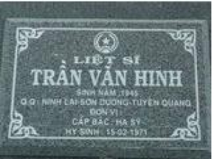 Tìm thân nhân liệt sĩ Trần Văn Hinh