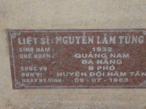 Nhắn tìm thân nhân liệt sỹ  Nguyễn Lâm Tùng