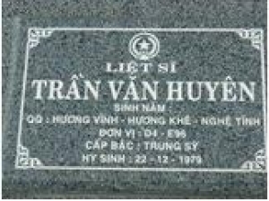 Tìm thân nhân liệt sĩ Trần Văn Huyên
