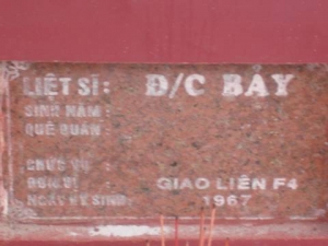 Tìm thân nhân liệt sĩ Bảy