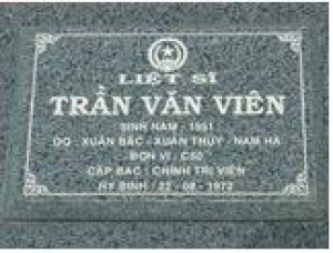 Tìm thân nhân liệt sĩ Trần Văn Viên