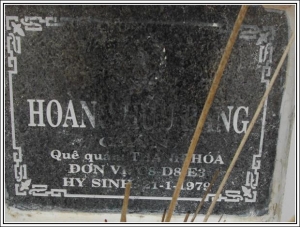 Nhắn tìm thân nhân liệt sỹ  Hoàng Hữu Bang