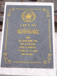 Nhắn tìm thân nhân liệt sỹ Nguyễn Hữu Ngọc