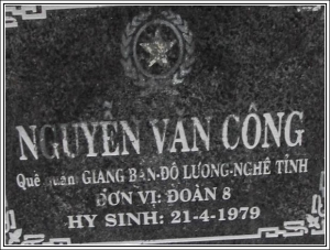 Nhắn tìm thân nhân liệt sỹ  Nguyễn Văn Công