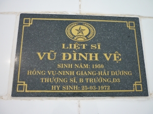 Tìm thân nhân liệt sĩ Vũ Đình Vệ