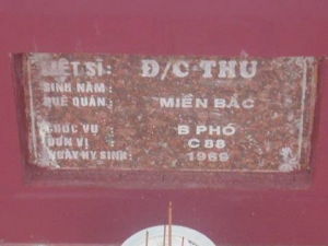 Nhắn tìm thân nhân liệt sỹ Thu