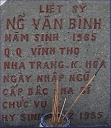 Tìm thân nhân liệt sĩ Nguyễn Văn Bình