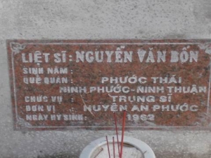 Nhắn tìm thân nhân liệt sỹ  Nguyễn Văn Bốn