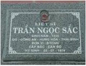 Tìm thân nhân liệt sĩ Trần Văn Sắc