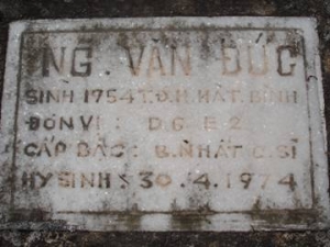 Nhắn tìm thân nhân liệt sỹ Nguyễn Văn Đức