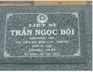 Tìm thân nhân liệt sĩ Trần Ngọc Bội