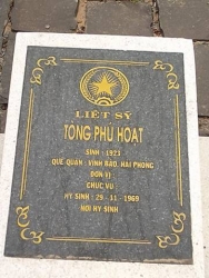 Tìm thân nhân liệt sĩ Tòng Phú Hoạt