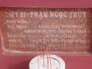 Nhắn tìm thân nhân liệt sỹ Phạm Ngọc Thủy