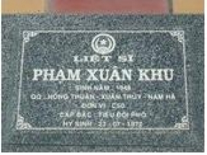 Tìm thân nhân liệt sĩ Phạm Xuân Khu